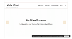 Desktop Screenshot of juwelier-blank.de